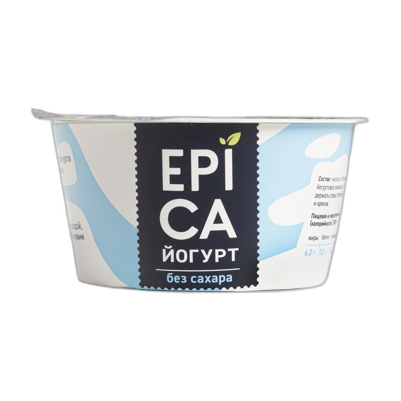ЙОГУРТ ЕРIСА НАТУРАЛЬНЫЙ 6,0% 130Г