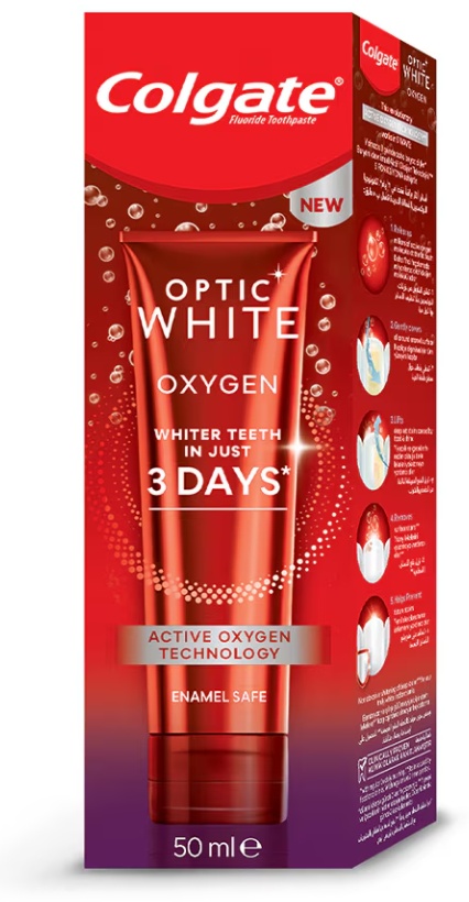 ПАСТА ЗУБНАЯ COLGATE OPTIC WHITE OXYGEN 50МЛ