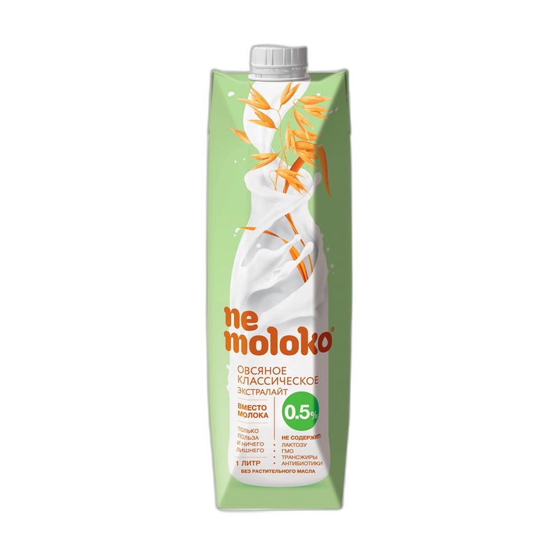 НАПИТОК ОВСЯНЫЙ NEMOLOKO ЭКСТРАЛАЙТ КЛАССИЧЕСКИЙ 1Л Т/П