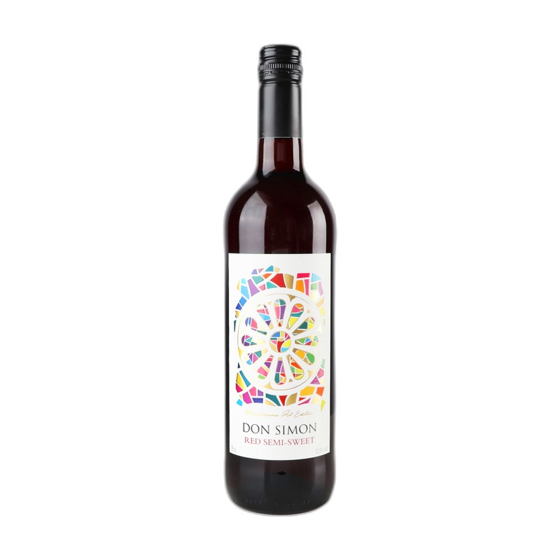 ВИНО DON SIMON RED КРАСНОЕ ПОЛУСЛАДКОЕ 10,5% 0,75Л ИСПАНИЯ