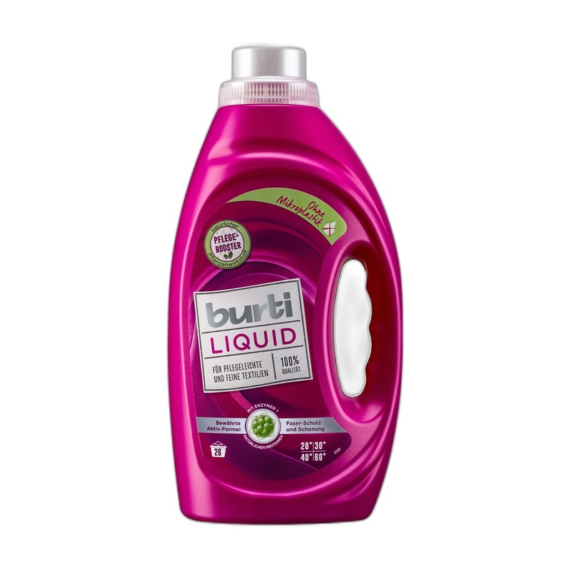 ГЕЛЬ ДЛЯ СТИРКИ BURTI LIQUID ДЛЯ ЦВЕТНОГО И ТОНКОГО БЕЛЬЯ 1,45Л