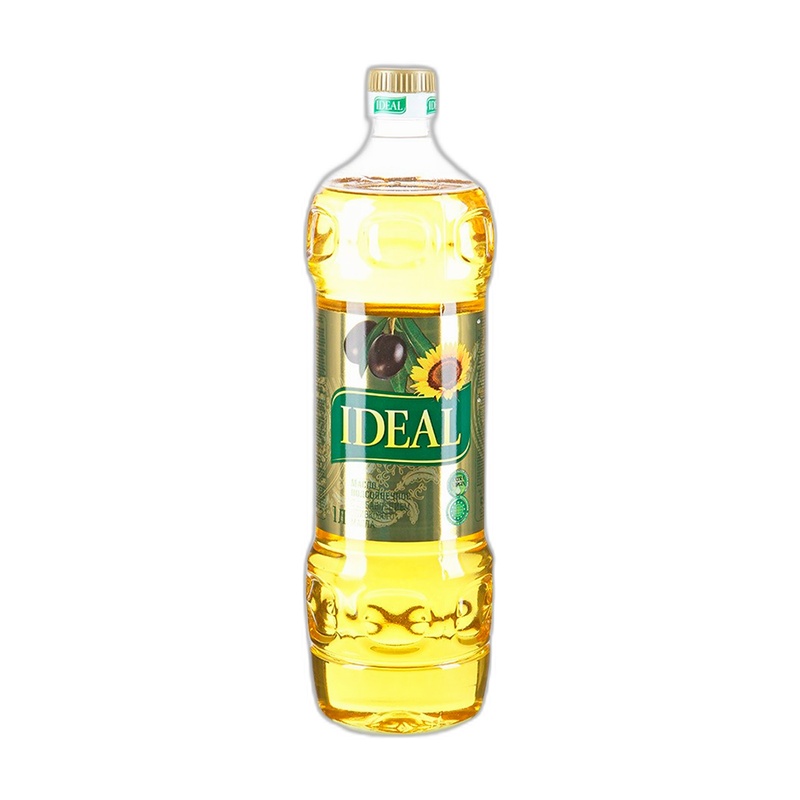 МАСЛО МИКС IDEAL ПОДСОЛНЕЧНОЕ ОЛИВКОВОЕ 1Л