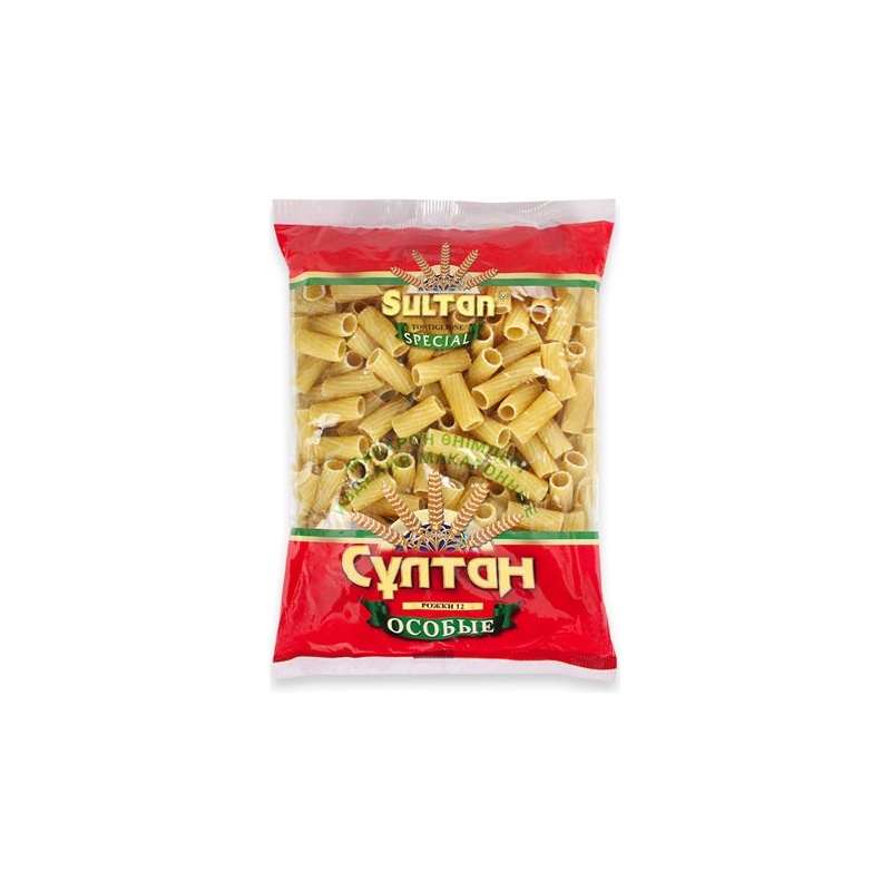 МАКАРОНЫ СУЛТАН РОЖКИ №12 400Г