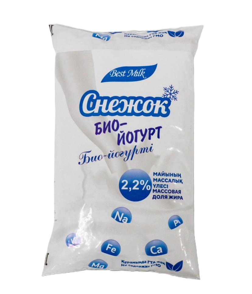НАПИТОК КИСЛОМОЛОЧНЫЙ СНЕЖОК BEST MILK 2,2% 950Г Ф/П