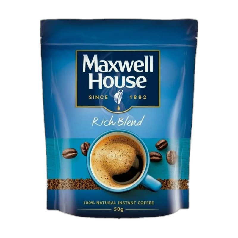 КОФЕ РАСТВОРИМЫЙ MAXWELL HOUSE 50Г Д/П
