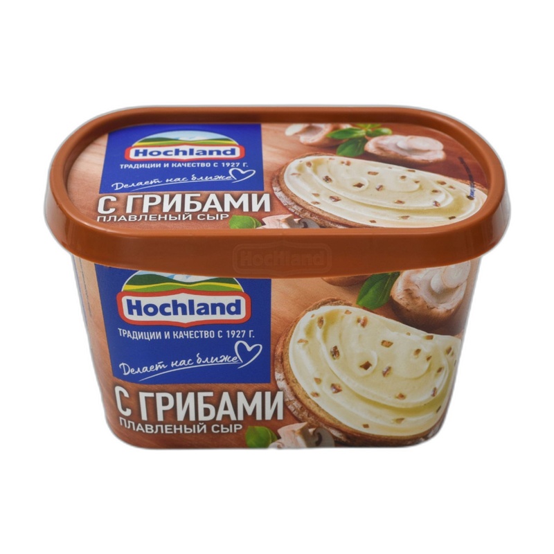 СЫР HOCHLAND С ГРИБАМИ 400Г ВАННОЧКА