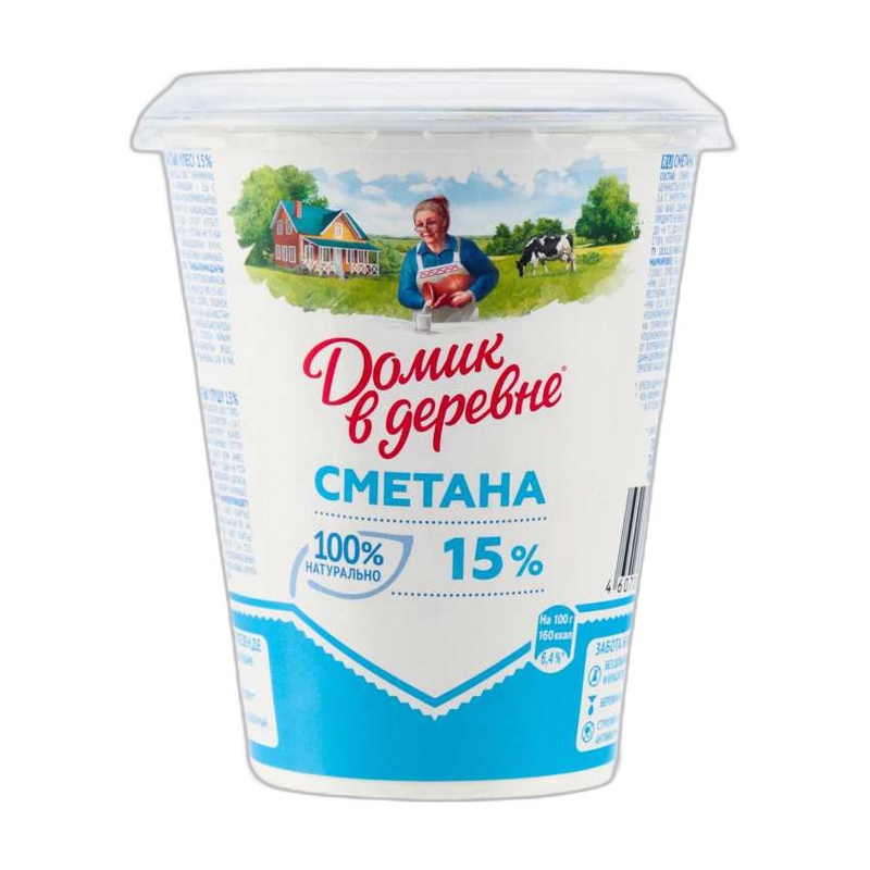 СМЕТАНА ДОМИК В ДЕРЕВНЕ 15% 315Г