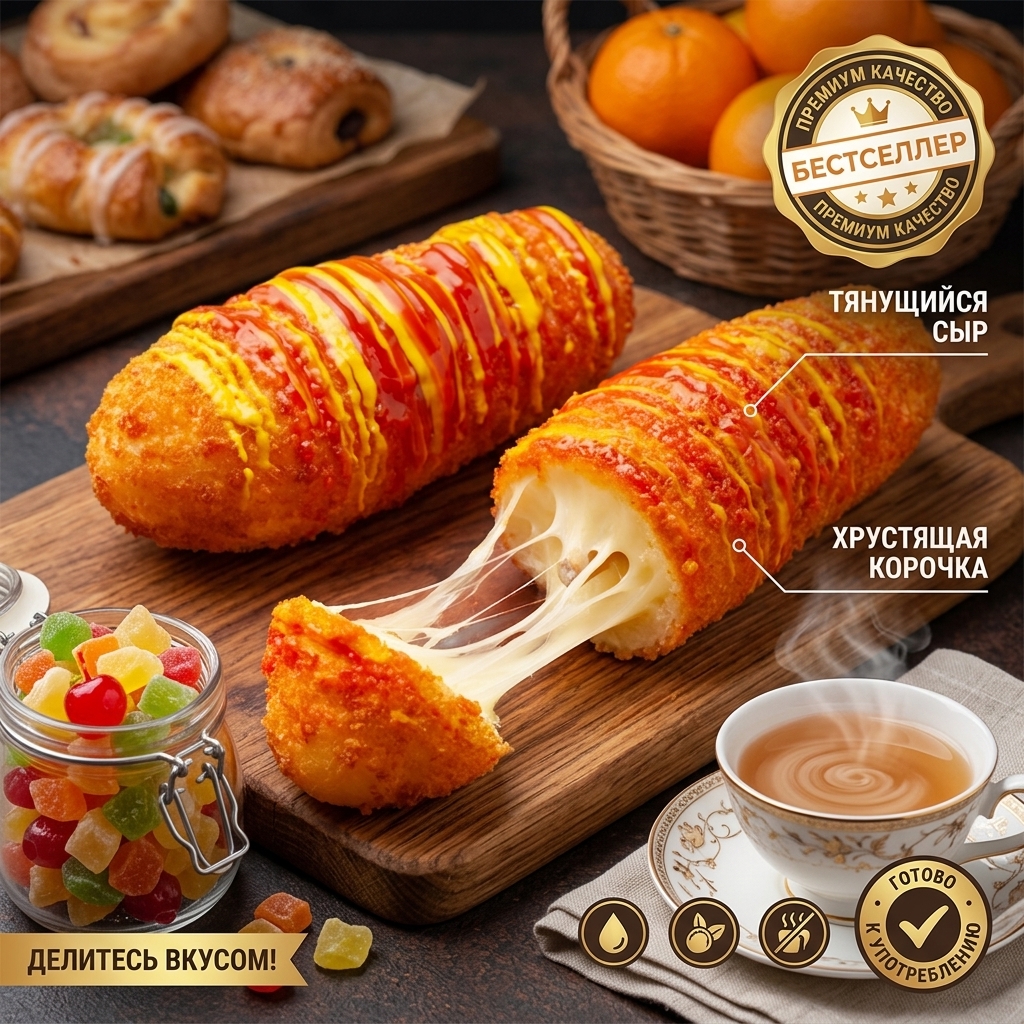 КОРН ДОГ CALIS ЯИЧНЫЙ 400ГР