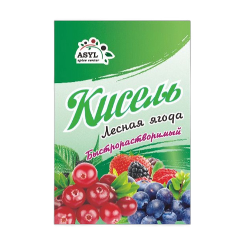 КИСЕЛЬ ASYL БЫСТРОРАСТВОРИМЫЙ ЛЕСНАЯ ЯГОДА 90Г