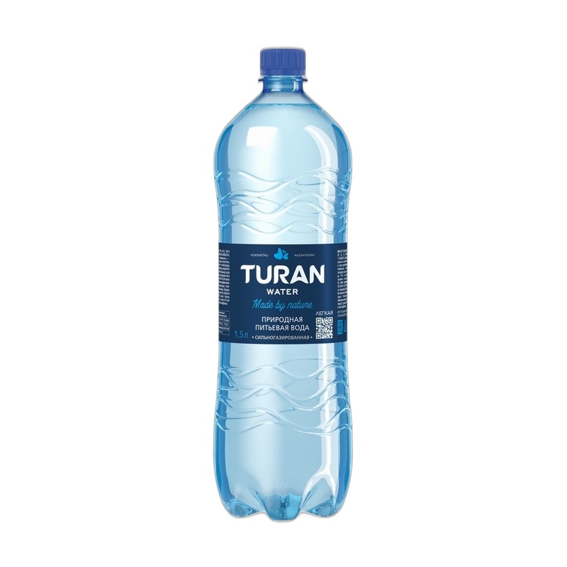 ВОДА СИЛЬНОГАЗИРОВАННАЯ TURAN 1,5Л ПЭТ