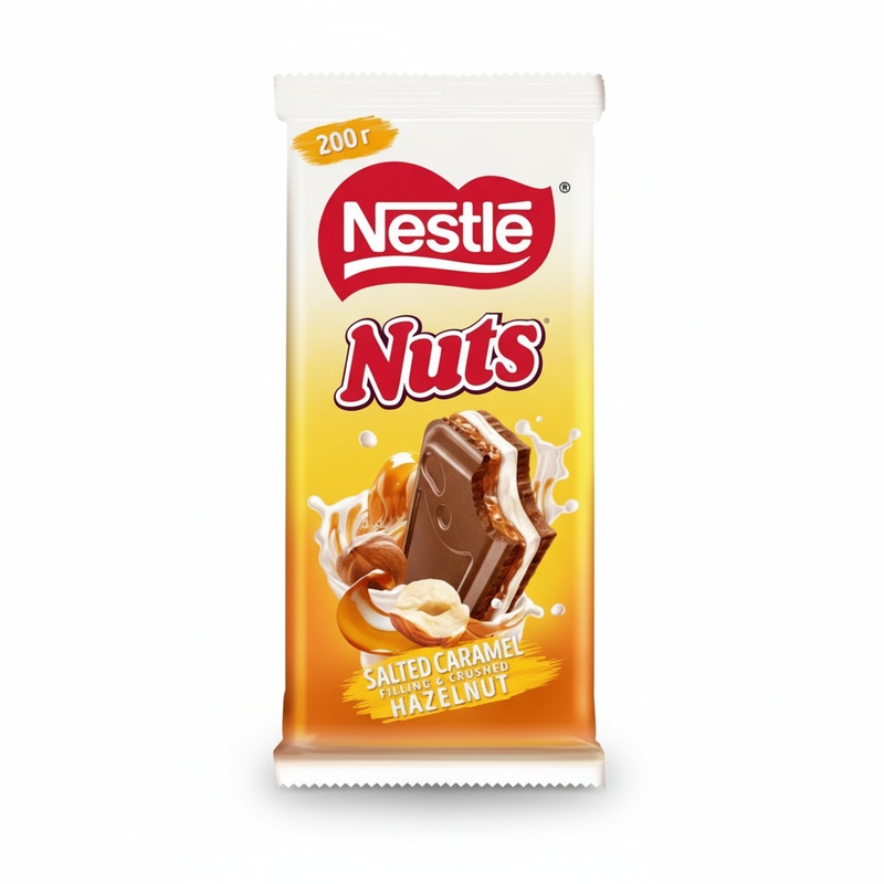ШОКОЛАД NESTLE МОЛОЧНЫЙ СОЛЕНАЯ КАРАМЕЛЬ 200Г