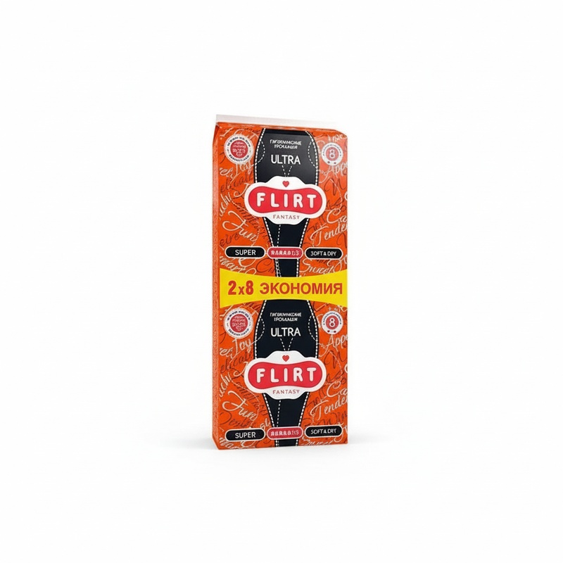 ПРОКЛАДКИ FLIRT FANTASY ULTRA LINE SOFT&DRY '5 16ШТ