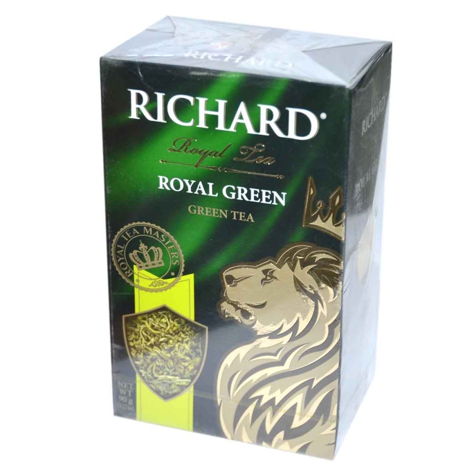 ЧАЙ ЗЕЛЕНЫЙ RICHARD ROYAL GREEN ЛИСТОВОЙ 90Г
