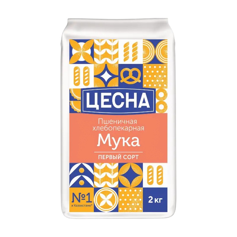 МУКА ПШЕНИЧНАЯ ЦЕСНА 1/С 2КГ