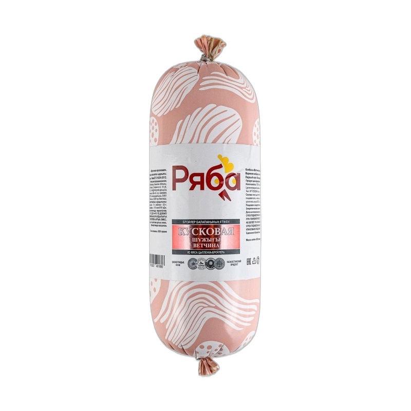 ВЕТЧИНА РЯБА ИЗ МЯСА ПТИЦЫ КУСКОВАЯ 630Г