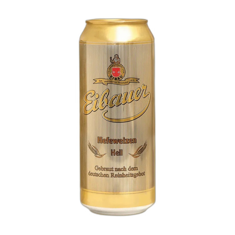 ПИВО EIBAUER HEFEWEIZEN HELL 5,2% 0,5Л Ж/Б