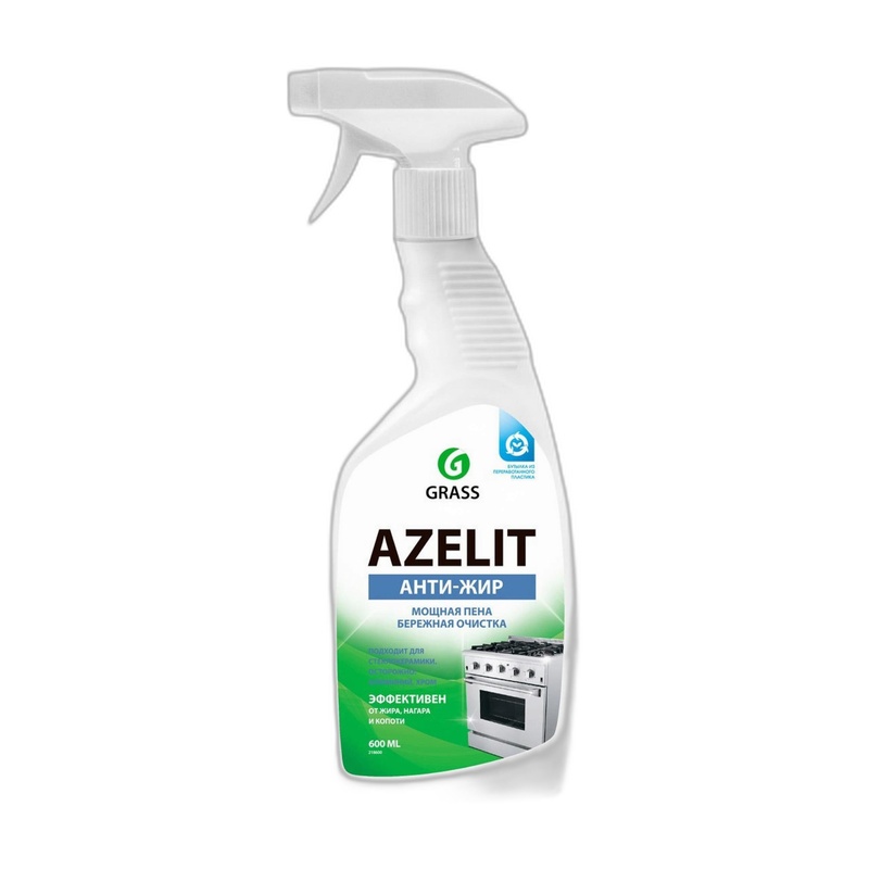 СРЕДСТВО ЧИСТЯЩЕЕ AZELIT SPRAY ДЛЯ ПЛИТ, ДУХОВОК, ГРИЛЕЙ 600МЛ