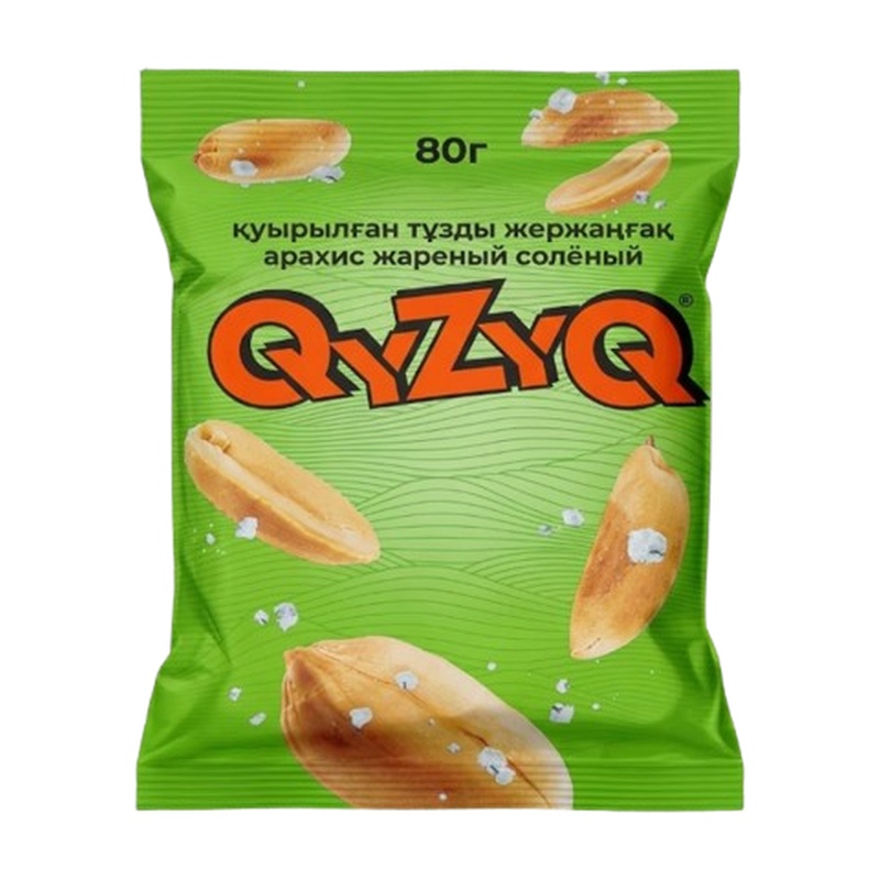 АРАХИС QYZYQ ЖАРЕНЫЙ СОЛЕНЫЙ 80Г