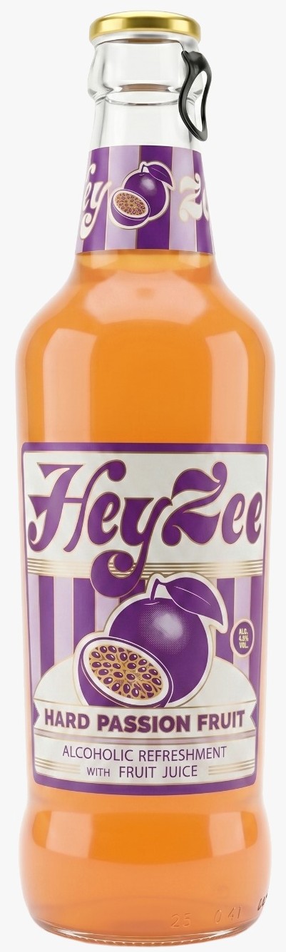 ПИВНОЙ НАПИТОК HEYZEE PASSION FRUIT 4,5% 0,4Л СТ/Б