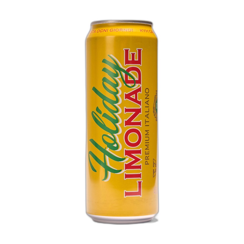 НАПИТОК ГАЗИРОВАННЫЙ HOLIDAY LEMONADE 0,45Л Ж/Б