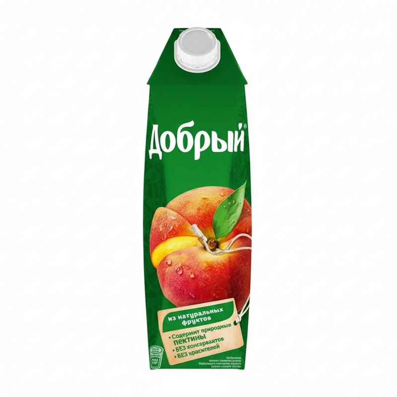 НЕКТАР ДОБРЫЙ ПЕРСИК ЯБЛОКО 1Л Т/П