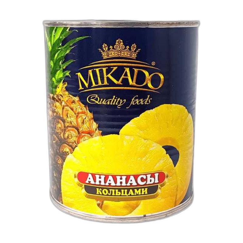 АНАНАСЫ MIKADO КОЛЬЦА 850МЛ