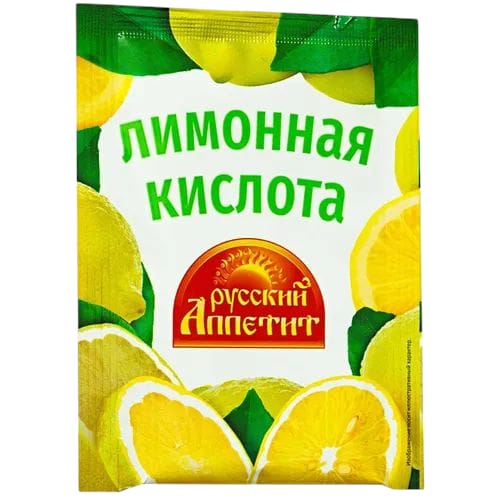 ЛИМОННАЯ КИСЛОТА РУССКИЙ АППЕТИТ 10Г