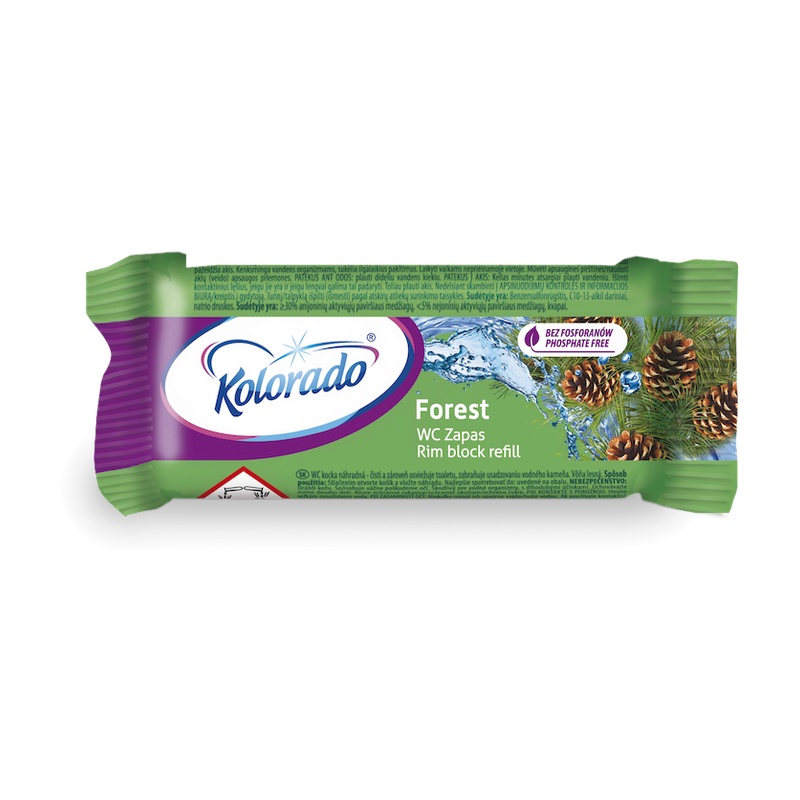 БЛОК ДЛЯ УНИТАЗА KOLORADO WC FRESH СОСНА 40Г