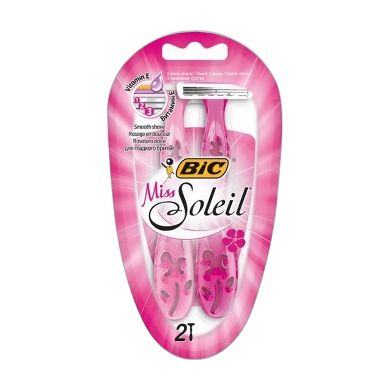 БРИТВА ОДНОРАЗОВАЯ BIC MISS SOLEIL 3 2ШТ