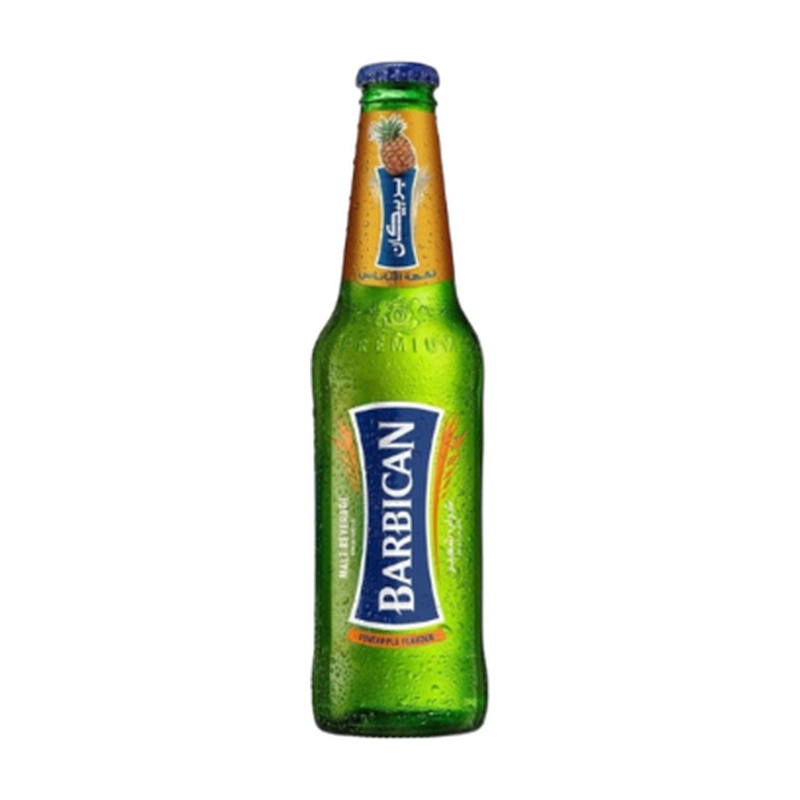 НАПИТОК СОЛОДОВЫЙ ГАЗИРОВАННЫЙ BARBICAN АНАНАС 0,33Л СТ/Б