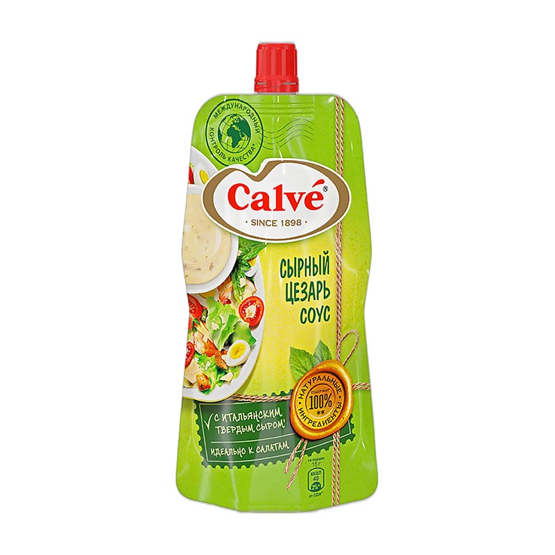 СОУС CALVE СЫРНЫЙ ЦЕЗАРЬ 230Г Д/П