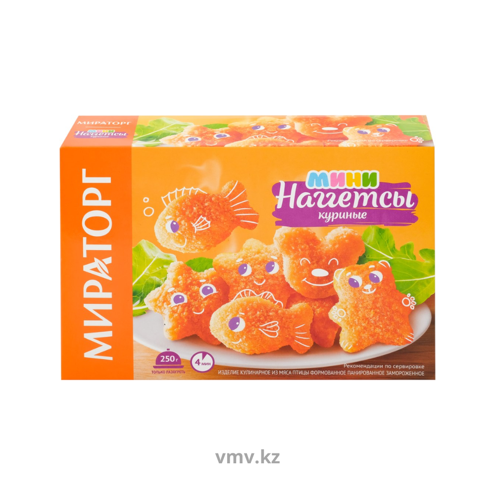 НАГГЕТСЫ МИРАТОРГ КУРИНЫЕ 250Г