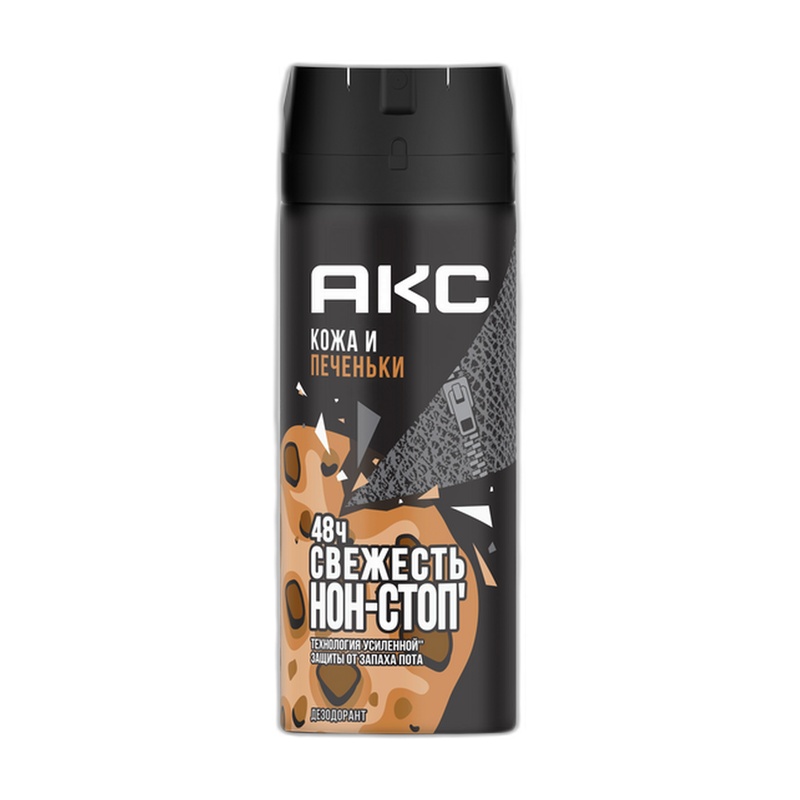 ДЕЗОДОРАНТ-СПРЕЙ AXE LEATHER&COOKIES 150МЛ