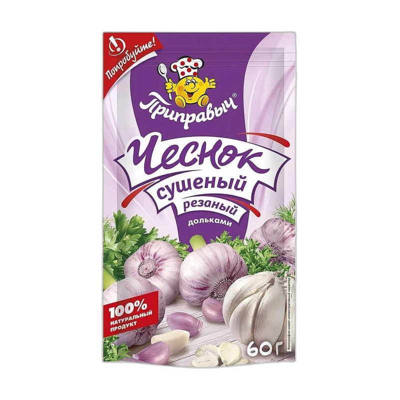 ЧЕСНОК ПРИПРАВЫЧ ДОЛЬКИ 60Г