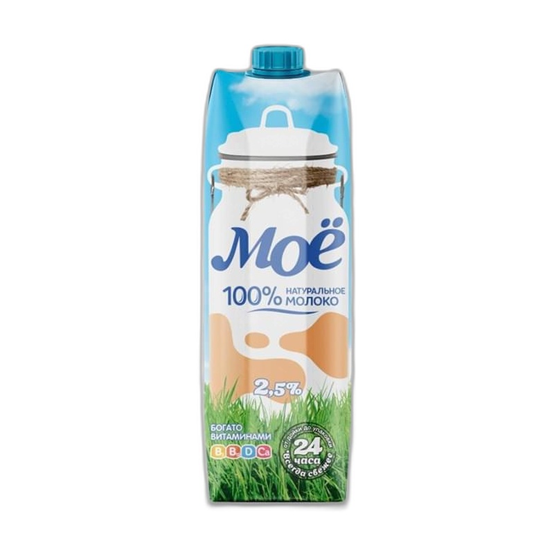 МОЛОКО МОЕ 2,5% У/П 0,95Л Т/П