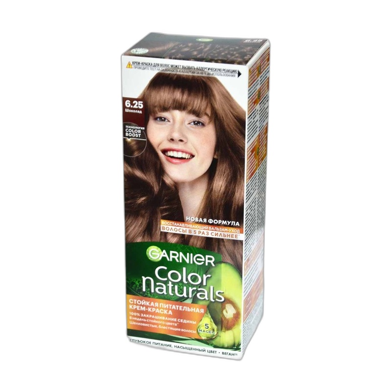 КРАСКА ДЛЯ ВОЛОС COLOR NATURALS 6.25 ШОКОЛАД
