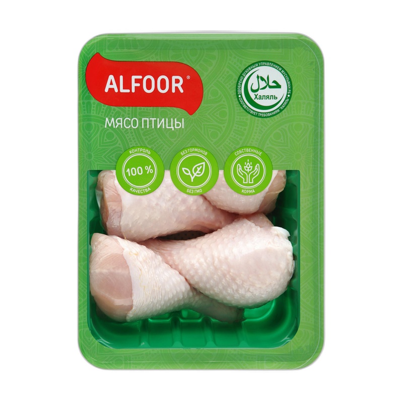 МЯСО ПТИЦЫ ALFOOR ГОЛЕНЬ С/М ПОДЛОЖКА ВЕС