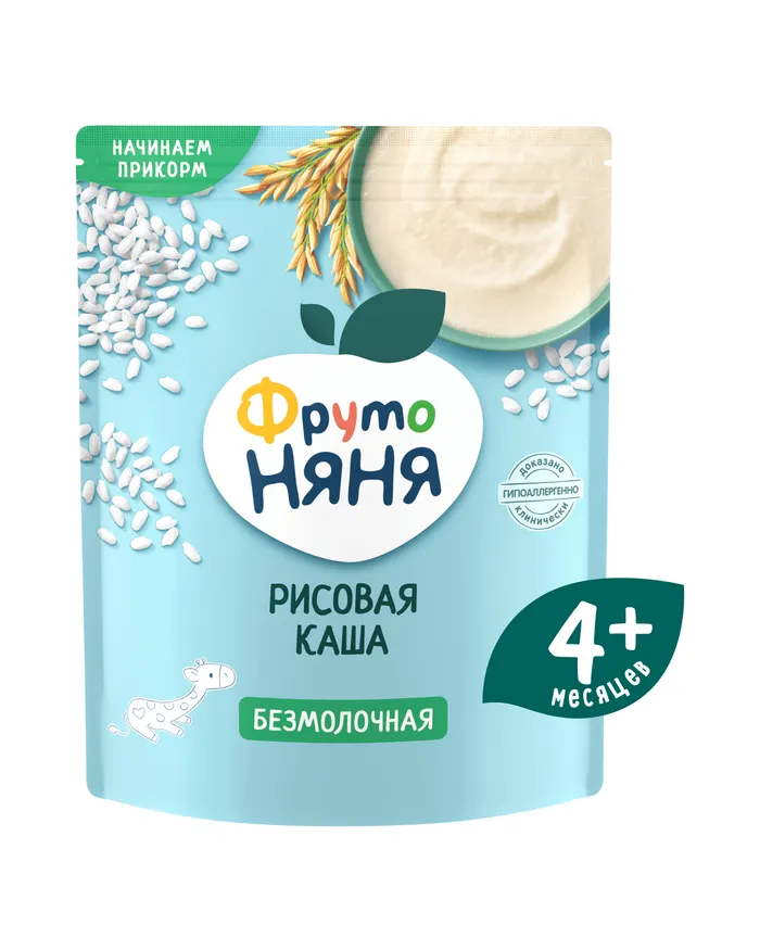 КАША МОЛОЧНАЯ ФРУТО НЯНЯ РИСОВАЯ 200Г