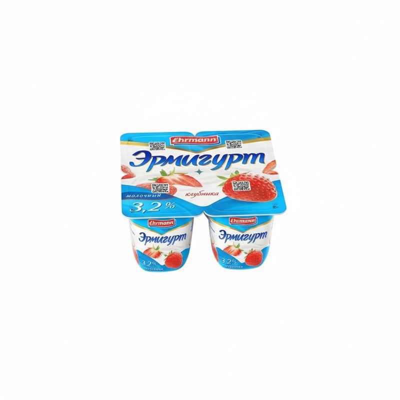 ЙОГУРТ ЭРМИГУРТ КЛУБНИКА 3,2% 100Г