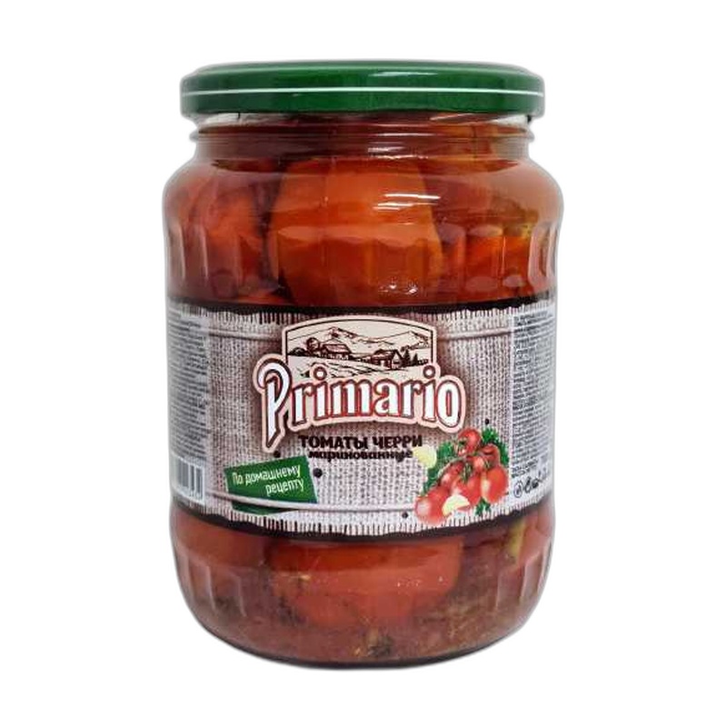 ТОМАТЫ PRIMARIO ЧЕРРИ КОНСЕРВИРОВАННЫЕ 700Г