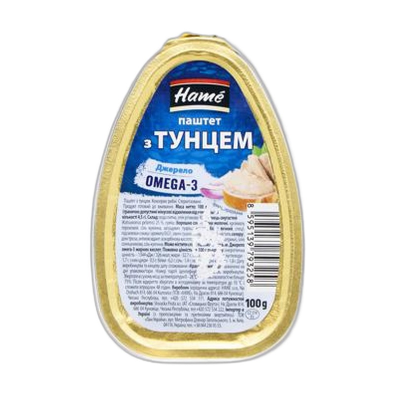 ПАШТЕТ НАМЕ С ТУНЦОМ 100Г