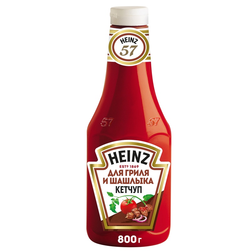 КЕТЧУП HEINZ ДЛЯ ГРИЛЯ И ШАШЛЫКА 800Г ПЭТ