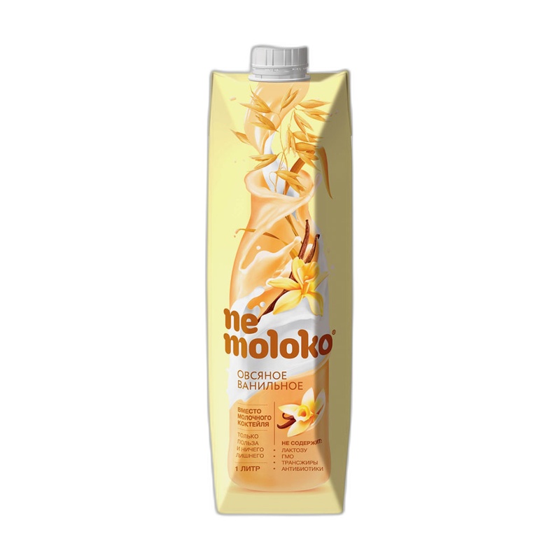 НАПИТОК ОВСЯНЫЙ NEMOLOKO ВАНИЛЬ 1Л Т/П