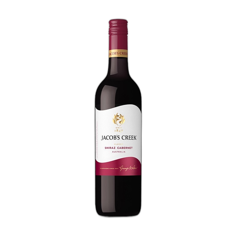 ВИНО JACOBS CREEK CLASSIC SHIRAZ CABERNET КРАСНОЕ СУХОЕ 13,5% 0,75Л АВСТРАЛИЯ