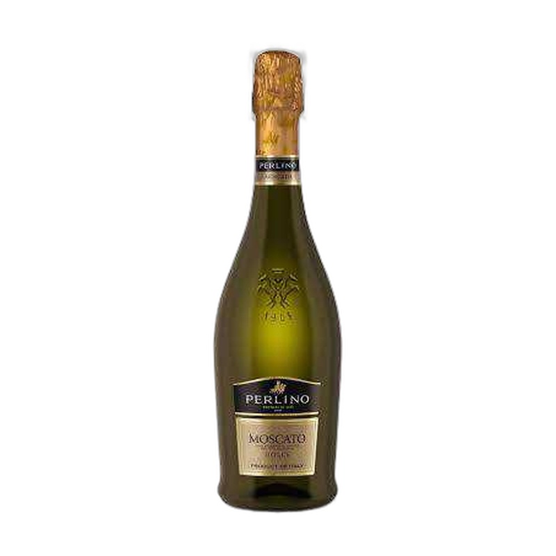 ВИНО ИГРИСТОЕ PERLINO MOSCATO БЕЛОЕ СЛАДКОЕ 6,5% 0,75Л ИТАЛИЯ
