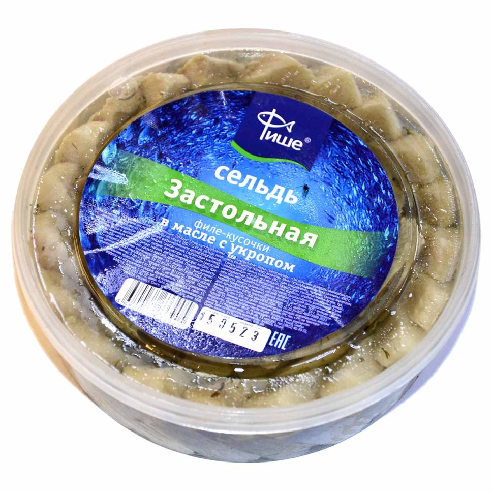 ПРЕСЕРВА ФИШЕ ЗАСТОЛЬНАЯ С УКРОПОМ 430Г П/Б