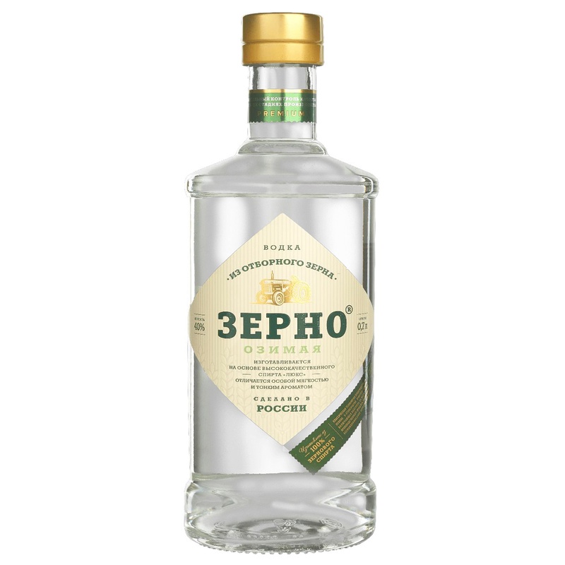 ВОДКА ЗЕРНО ОЗИМАЯ 40% 0,7Л