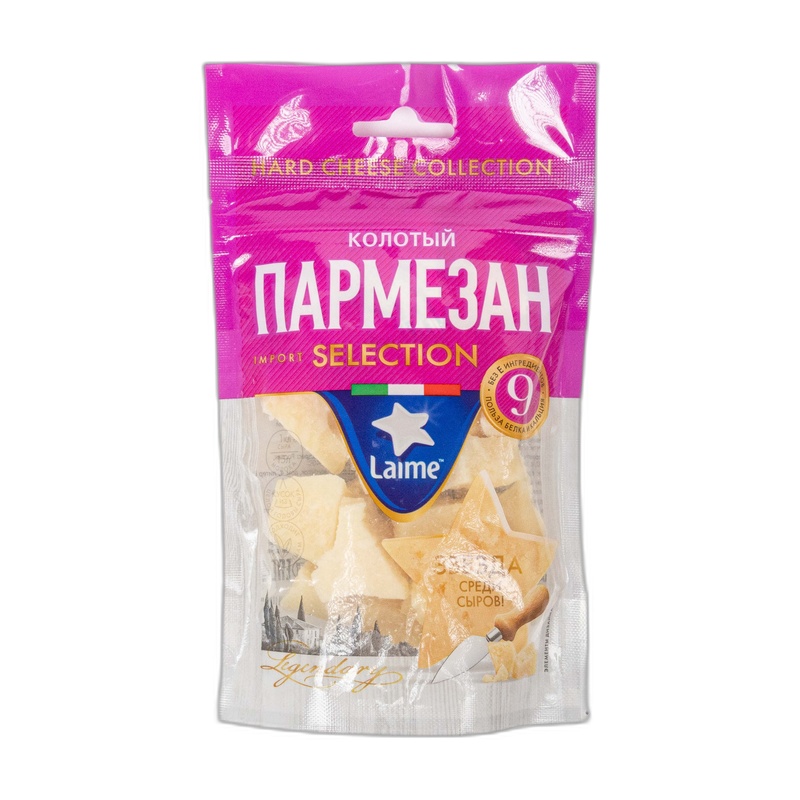СЫР LAIME ПАРМЕЗАН 40% 9 МЕС КОЛОТЫЙ 125Г