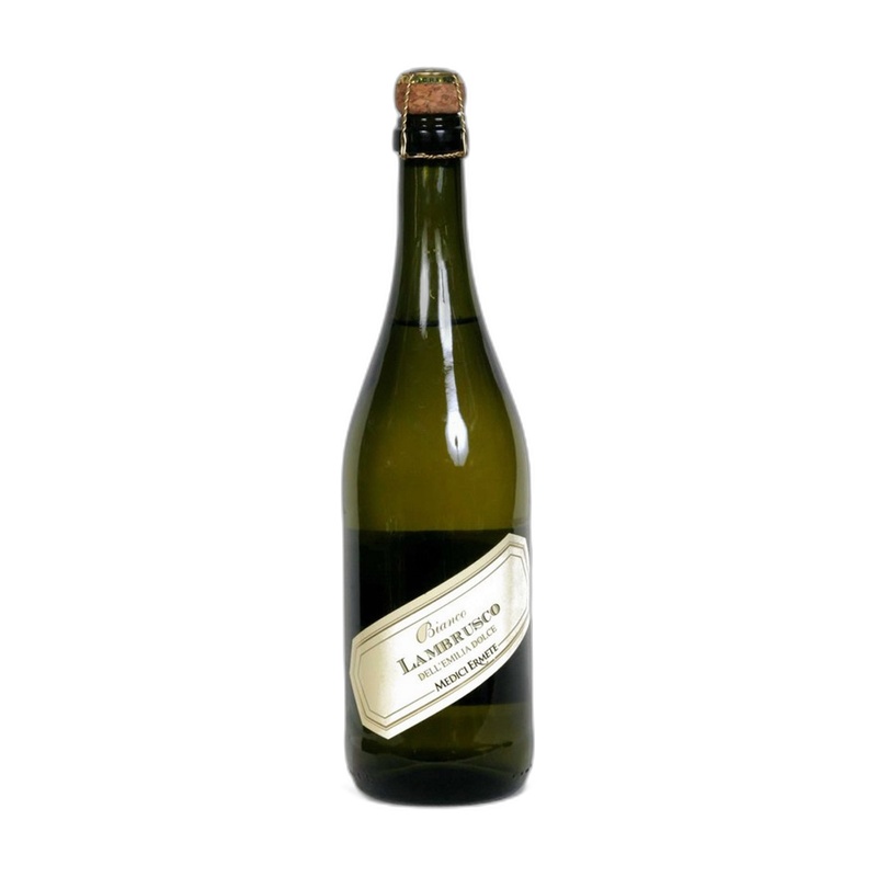ВИНО ИГРИСТОЕ MEDICI ERMETE LAMBRUSCO БЕЛОЕ СЛАДКОЕ 8% 0,75Л ИТАЛИЯ