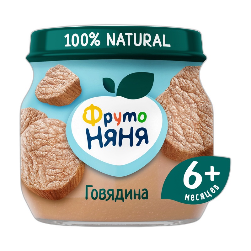 ПЮРЕ ФРУТО НЯНЯ ГОВЯДИНА 80Г СТ/Б